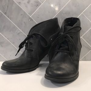 Clarks heel booties size 10